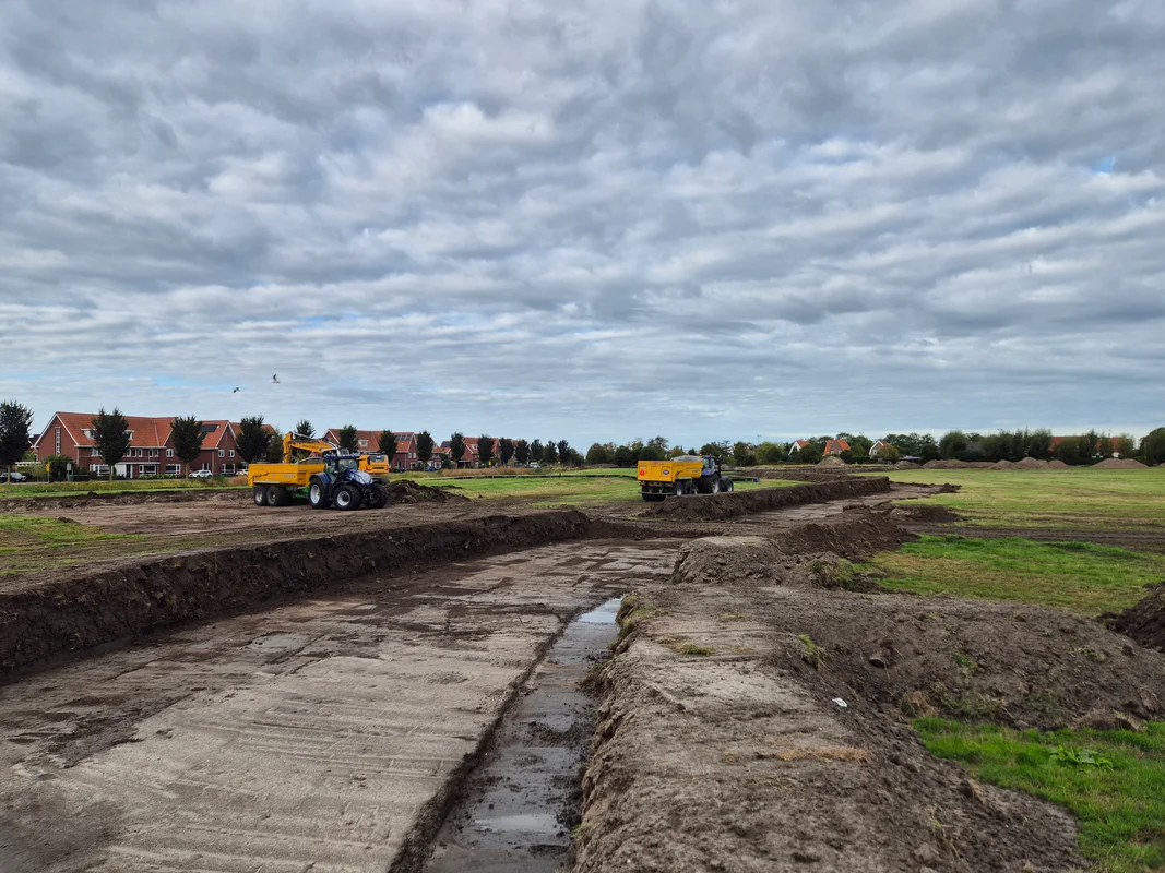 Buitenhoven: bouwrijpe werkzaamheden gestart, 50% verkocht of onder optie