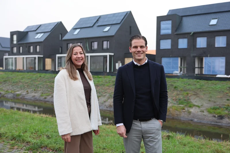 Makelaars Suzanne en Henri delen hun enthousiasme over Natuurlijk Noorderpolder